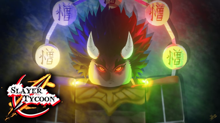 Captura de Slayer Tycoon: Akaza com Shockwave Art no Roblox